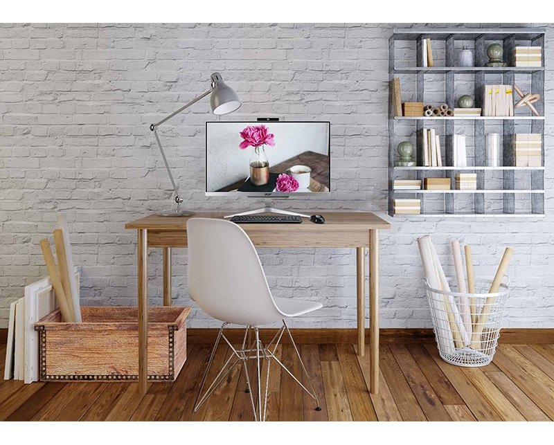 Acer Aspire 21.5'' All in One Pc...Acer C22-860 i5 7200U 4Gb 500Gb FD Zarif Tasarım Göz Dostu BlueLightShield ™ ve Flickerless ™ Teknolojili Acer All in One Bilgisayar